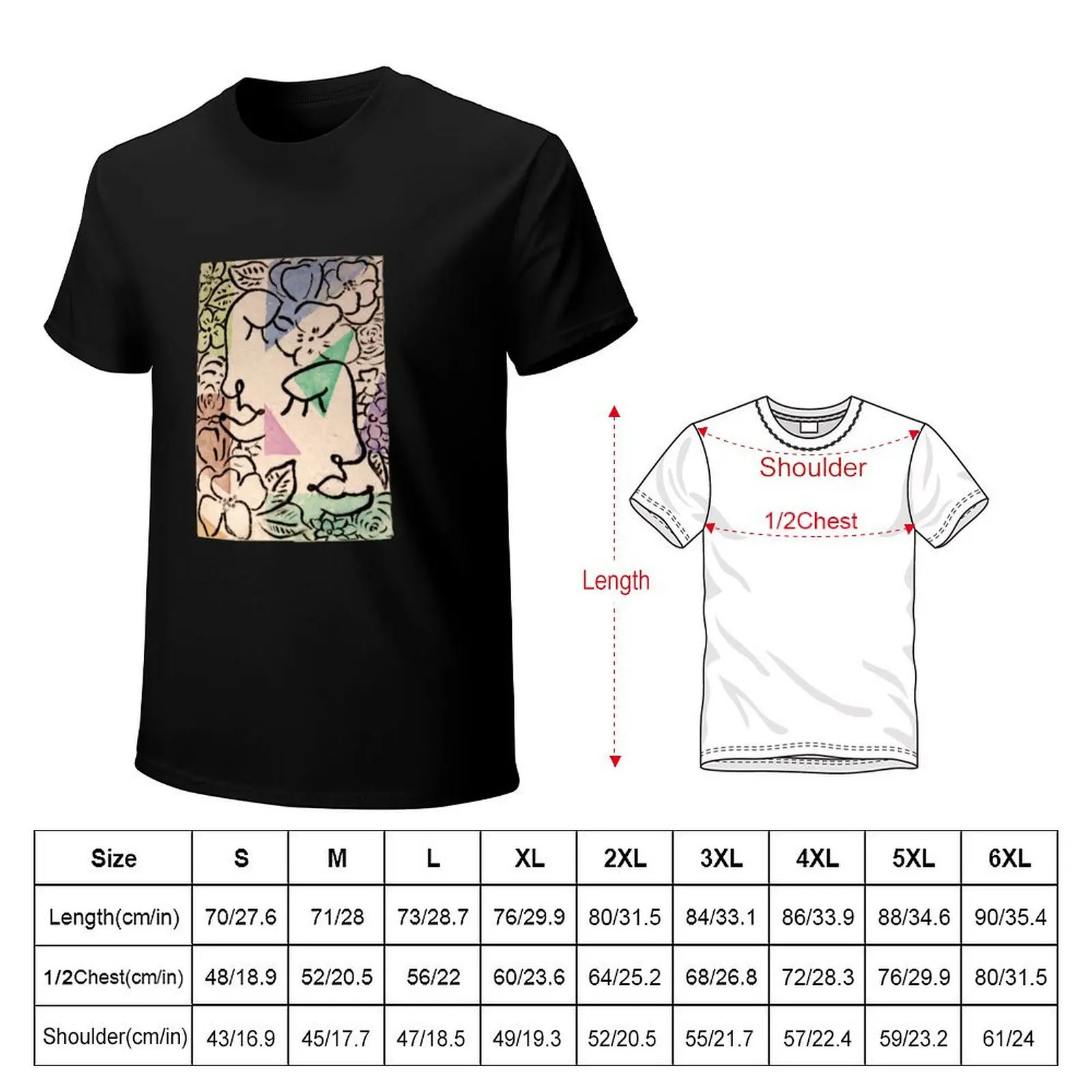 Two Faced T-Shirt Plus Size Summer Short Sleeve T-Shirt