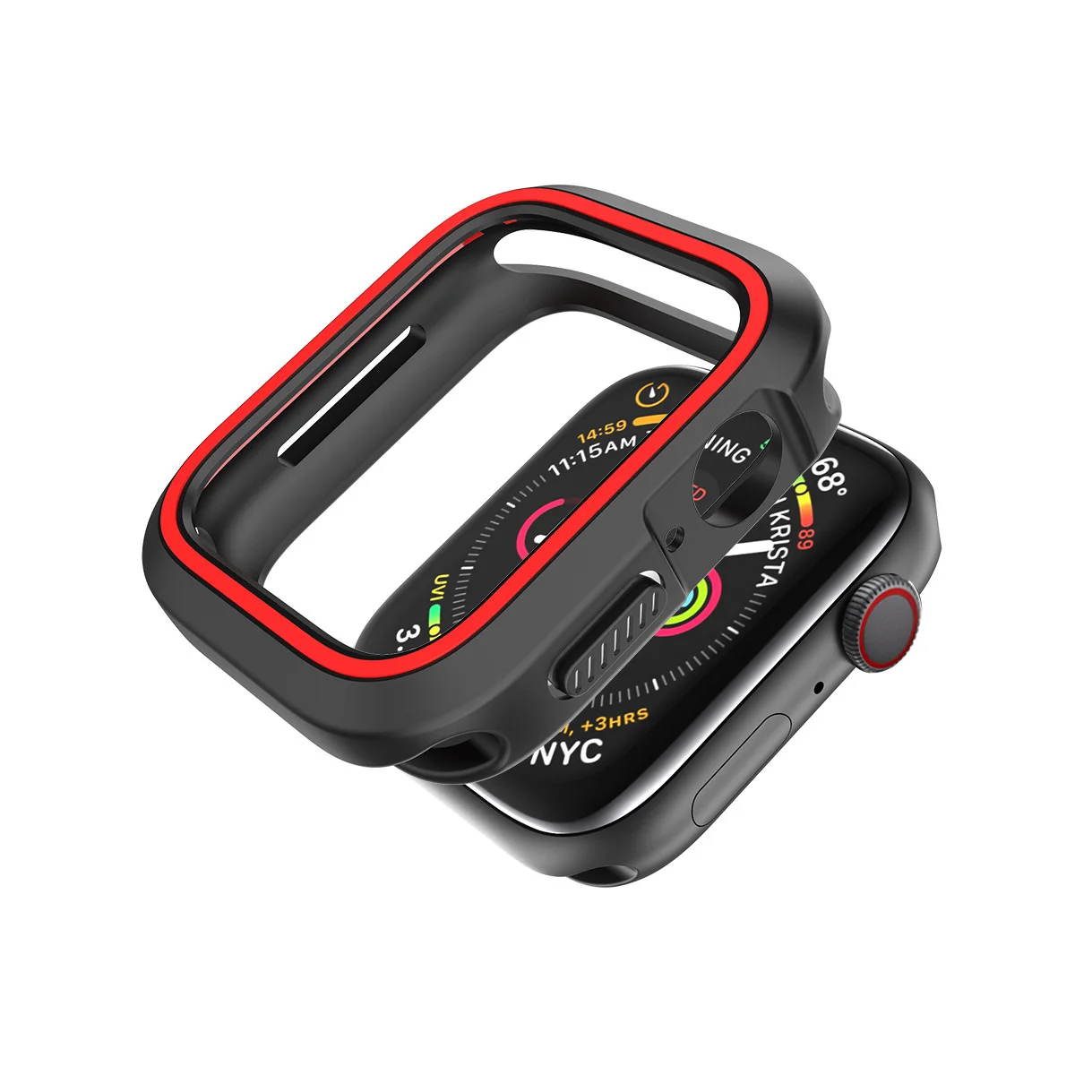 

Silicone Smart Watch Protective Cover Frame Compatible Watch 40mm Lightweight Protective Case Dirt Scratch Resistant