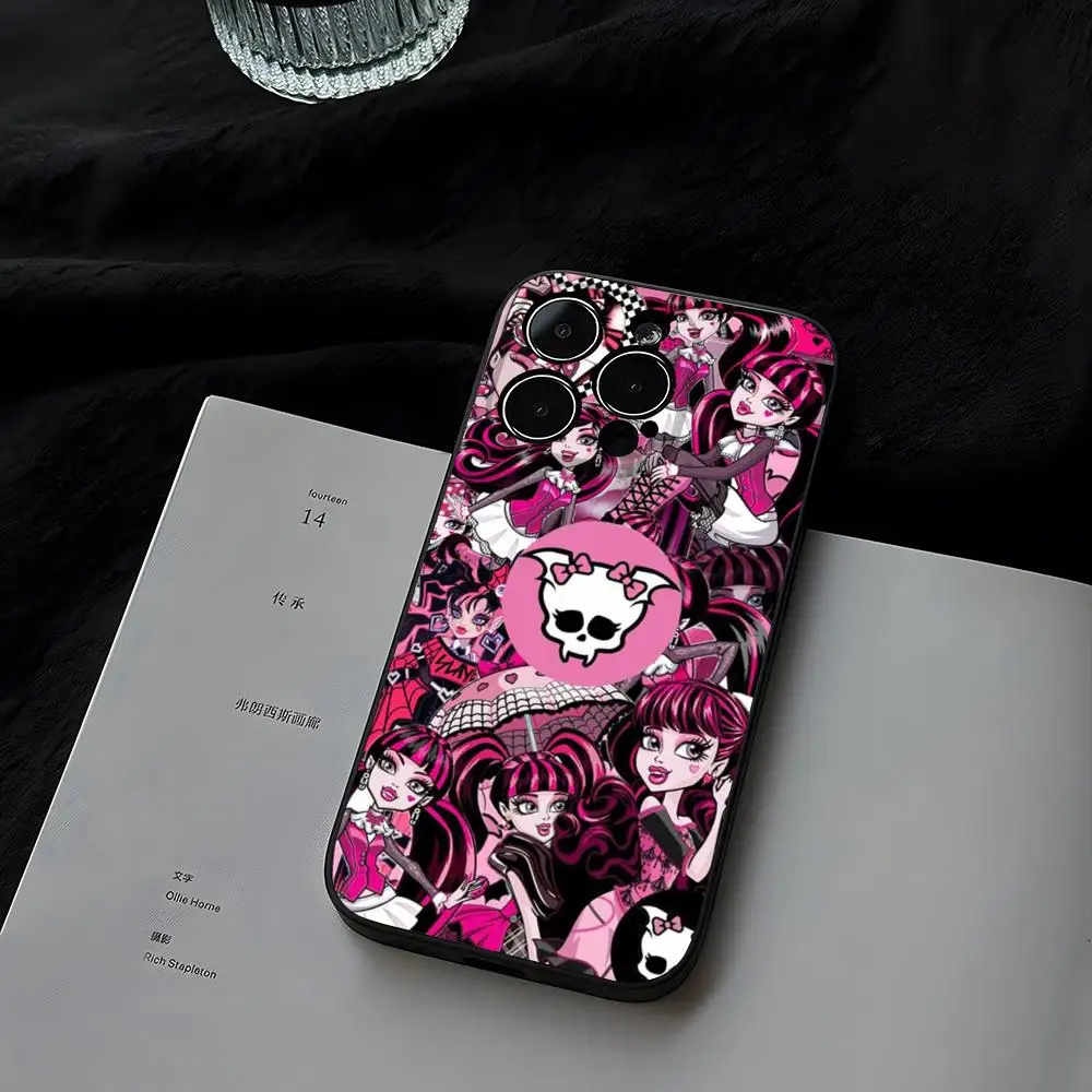 M-MonsterS Cartoon Handyhülle für iPhone 13 17 11 15ProMax 14 12 16 Pro Xs Max Mini Xr X Plus Coque