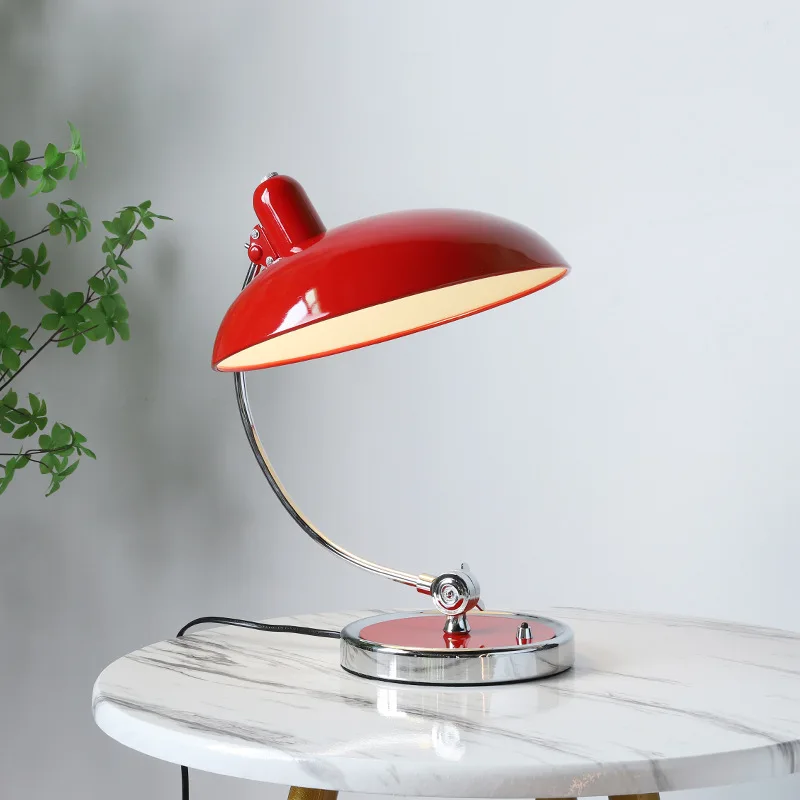 

Danish Bauhaus Table Lamp Nordic Medieval Study Office Table Lamp Simple Living Room Bedside Table Nightlight LED Read Lighting