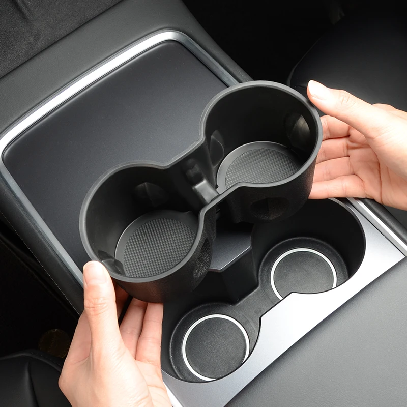 for Tesla Model 3/Y center console cup holder, cup limiter, cup holder protective sleeve, beverage holder