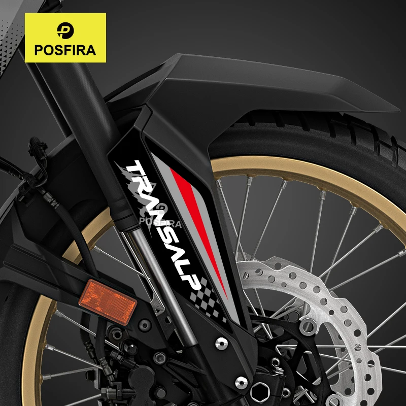 

POSFIRA Motorcycle Front Fender Stickers Vinyl Decals for Honda Transalp XL 750 XL750 2025 2024 2023 Mudguard Accessories