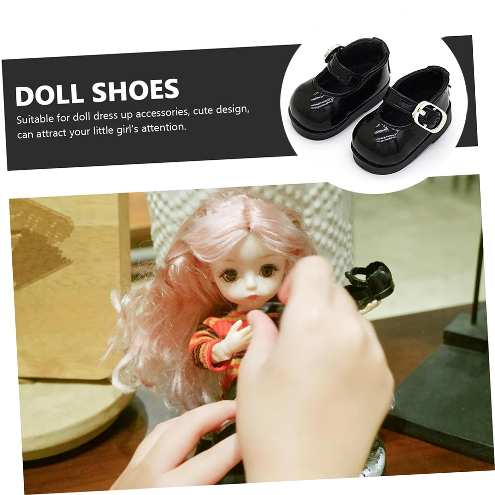 New 30cm Dolls Plastic Shoes 6 Points Mini BJD Shoes Dolls Feet Length 4-5cm Shoes Doll Dress up Dollhouse Supplies Accessories