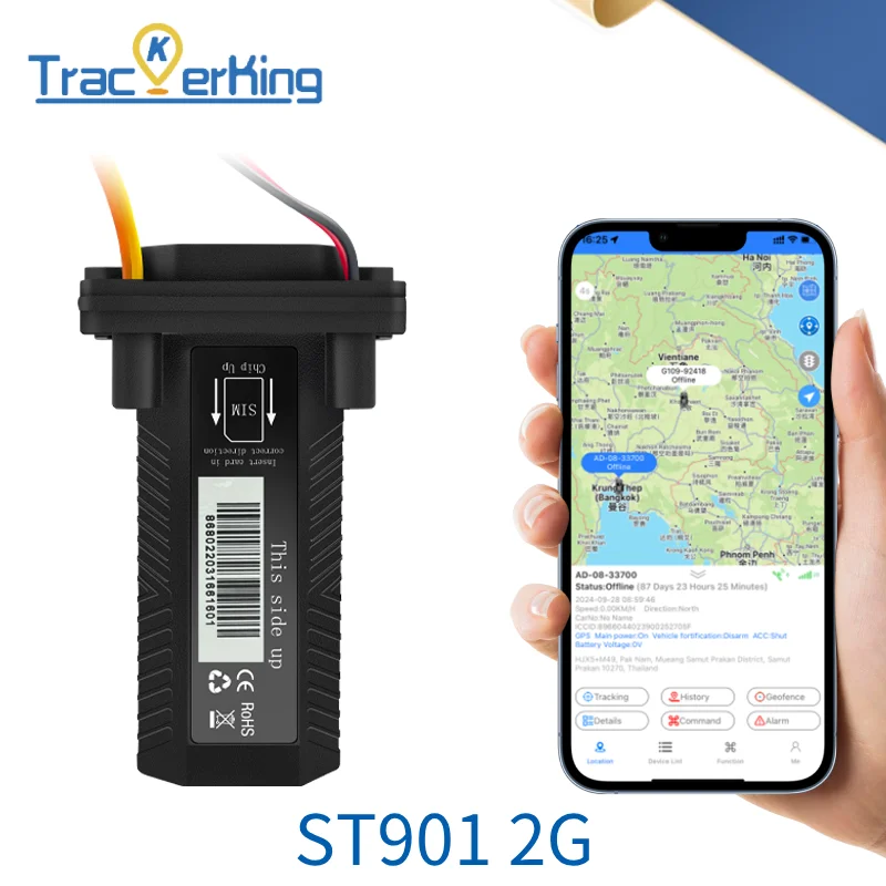 GPS المقتفي ST-901 جهاز تتبع المركبات تعقب مقاوم للماء دراجة نارية سيارة GPS GSM SMS تتبع في الوقت الحقيقي