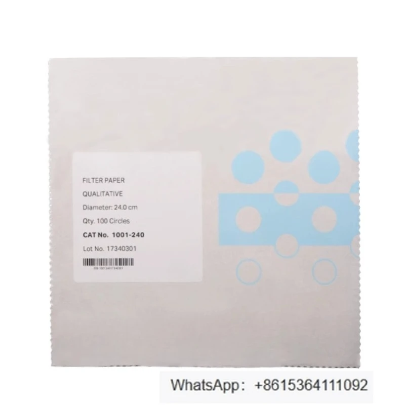 

Качественная фильтровальная бумага 1001-125/150/185/240/917 11um Лабораторная круглая
