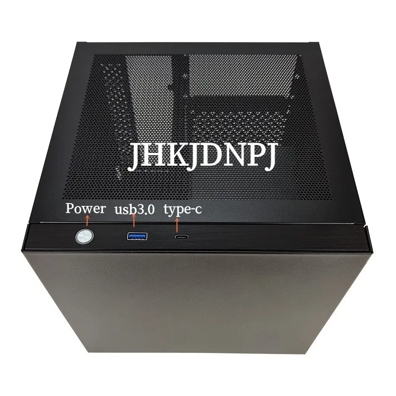 4-Disk NAS Aluminum Case SFX Power ITX PCIe Black Synology AIO File Storage Service