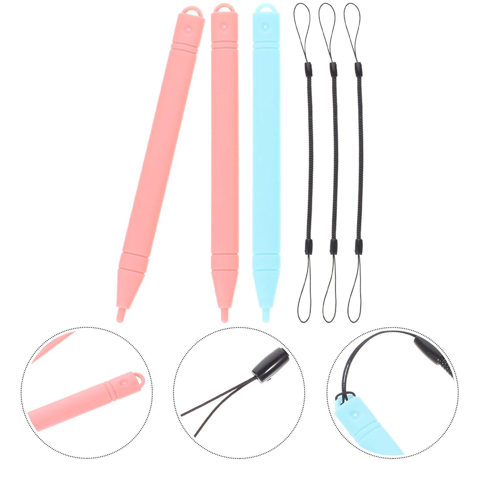 

1Set Kids Writing Tablet Pens LCD Drawing Board Pen Set Reusable Smooth Writing Pens for Early Color Recognition Learning Tool