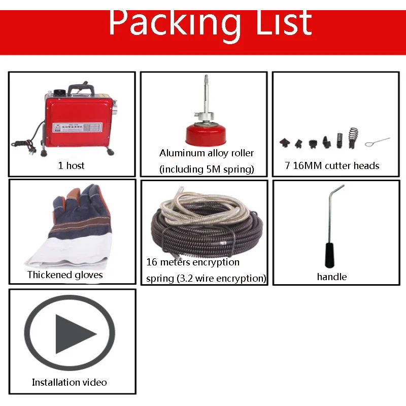 220 فولت آلة تجريف الأنابيب الكهربائية المجاري الحفارة المرحاض الطابق استنزاف التجريف تنظيف المنزل قناة المياه أدوات المرحاض نعرات