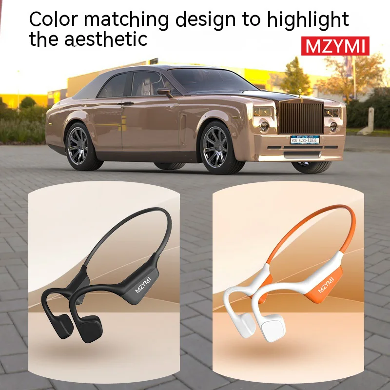 MZYMI I18 PRO سماعات أذن لاسلكية متوافقة مع سماعة بلوتوث TWS مع ميكروفون للسباحة ملابس رياضية