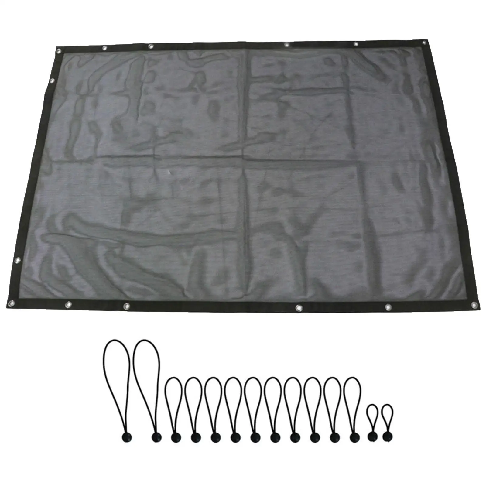 Sunshade Top Mesh Screen Sunshade Vehicle Accessories Sun Shade Sun Protection Mesh Sun Shade for Jeep Blocks , Wind, Noise