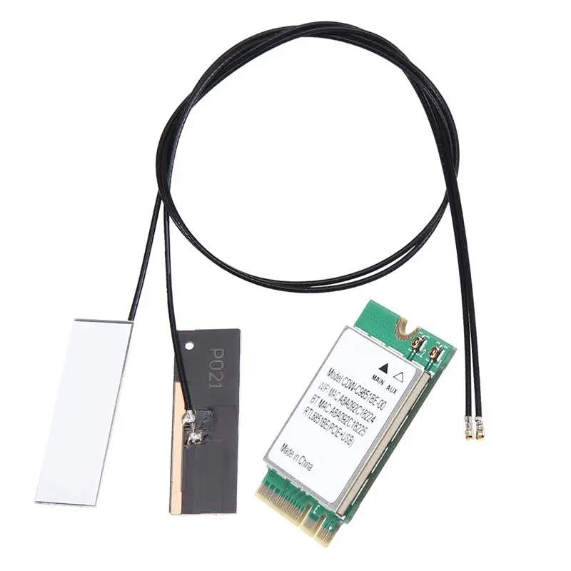 

New!WIFI6 RTL8851BE AX900 Network Card Dual-Band 2.4G/5G Bluetooth 5.2 NGFF M.2 Wireless Wifi Adapter For Win11/Win10