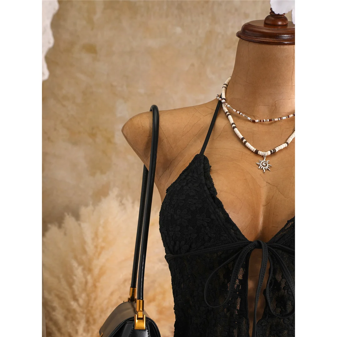 Tankini mit Blumenmuster, Neckholder-Bikini, Damen-Badebekleidung, zweiteiliger Bikini-Set, gepolsterter Badeanzug, Badeanzug, Schwimmbekleidung V8399 – Detail 14