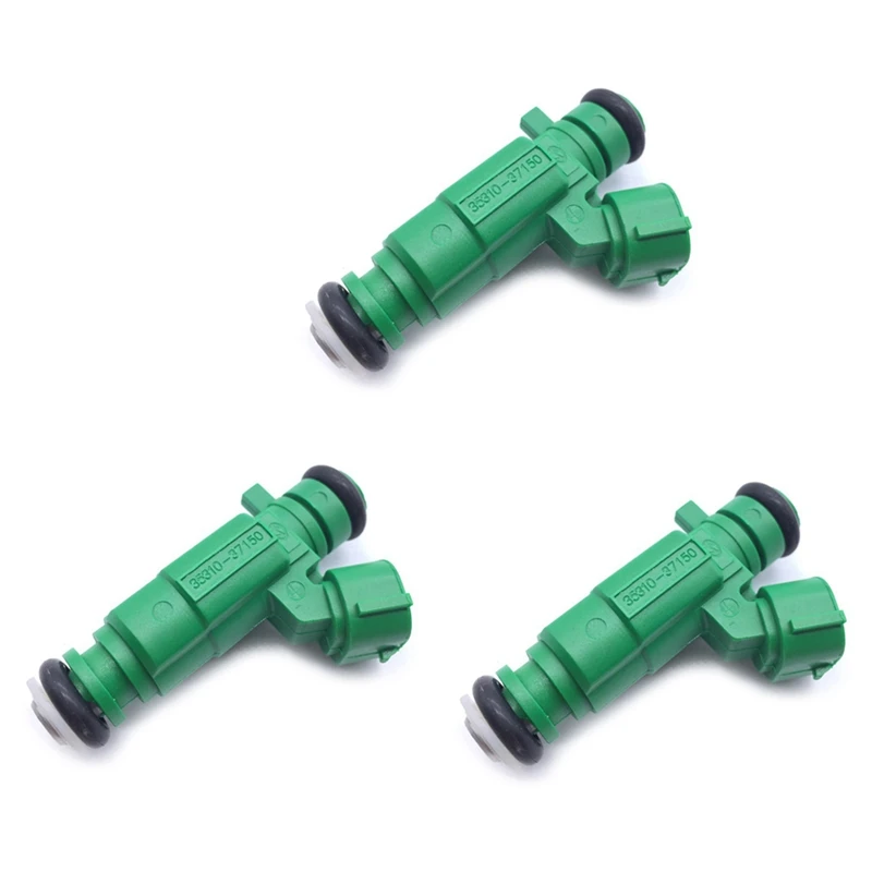 

3X New Fuel Injector Nozzle For HYUNDAI Kia 1.6L 2.5L 2.7L 1999-2011 3531037150 Car Accessories