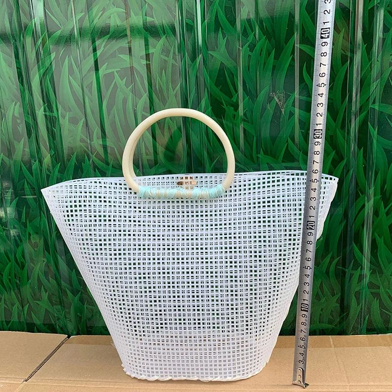 1Set Embroidery Bucket Bag Auxiliary Knitting Sewing Weaving Plastic Mesh Sheet For DIY Accessories Handmade Easy Knit Helper