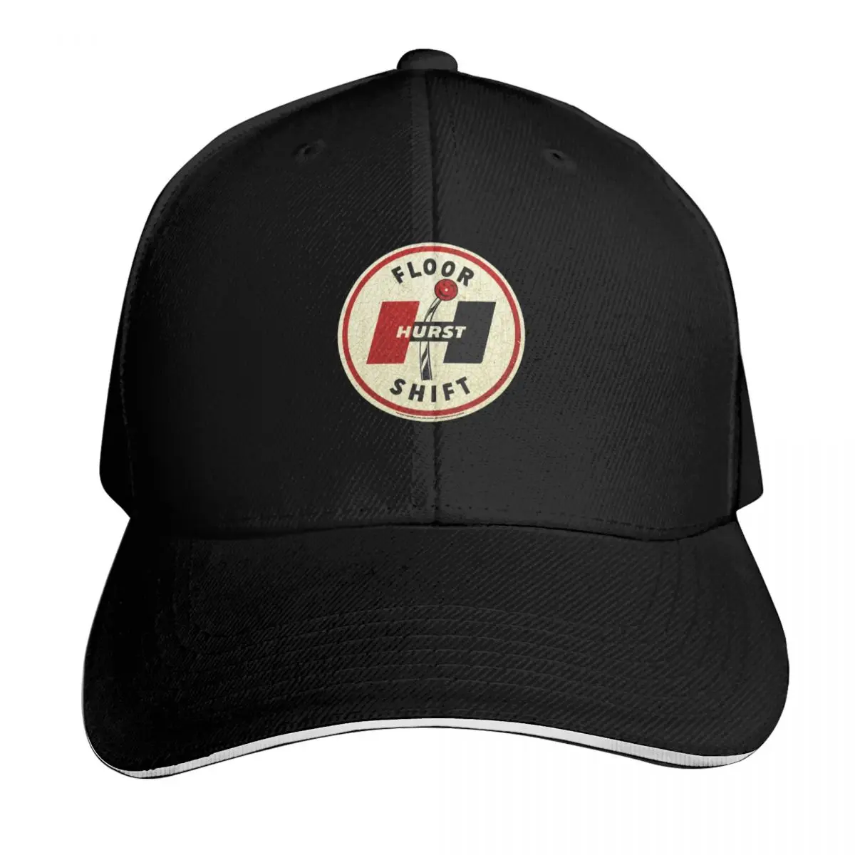 American racing Floor Shifter Sticker Baseball Cap Sun Protection UPF 50+ Breathable Mesh Back Adjustable Buckle Closure