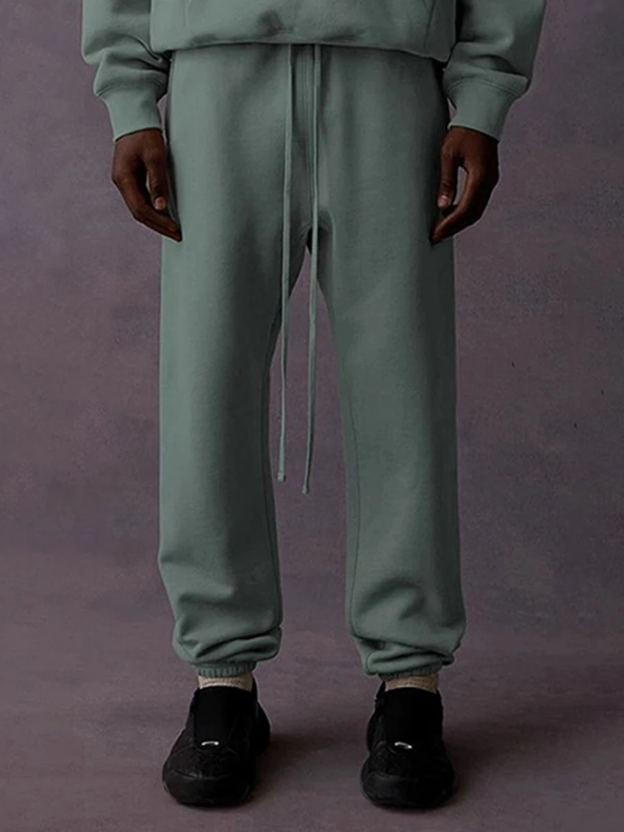 

Loose Printed High Street Men's Cuffed Pants Youthful Vitali Sle Fce Fabric Spring Autumn Season Casual Trousers