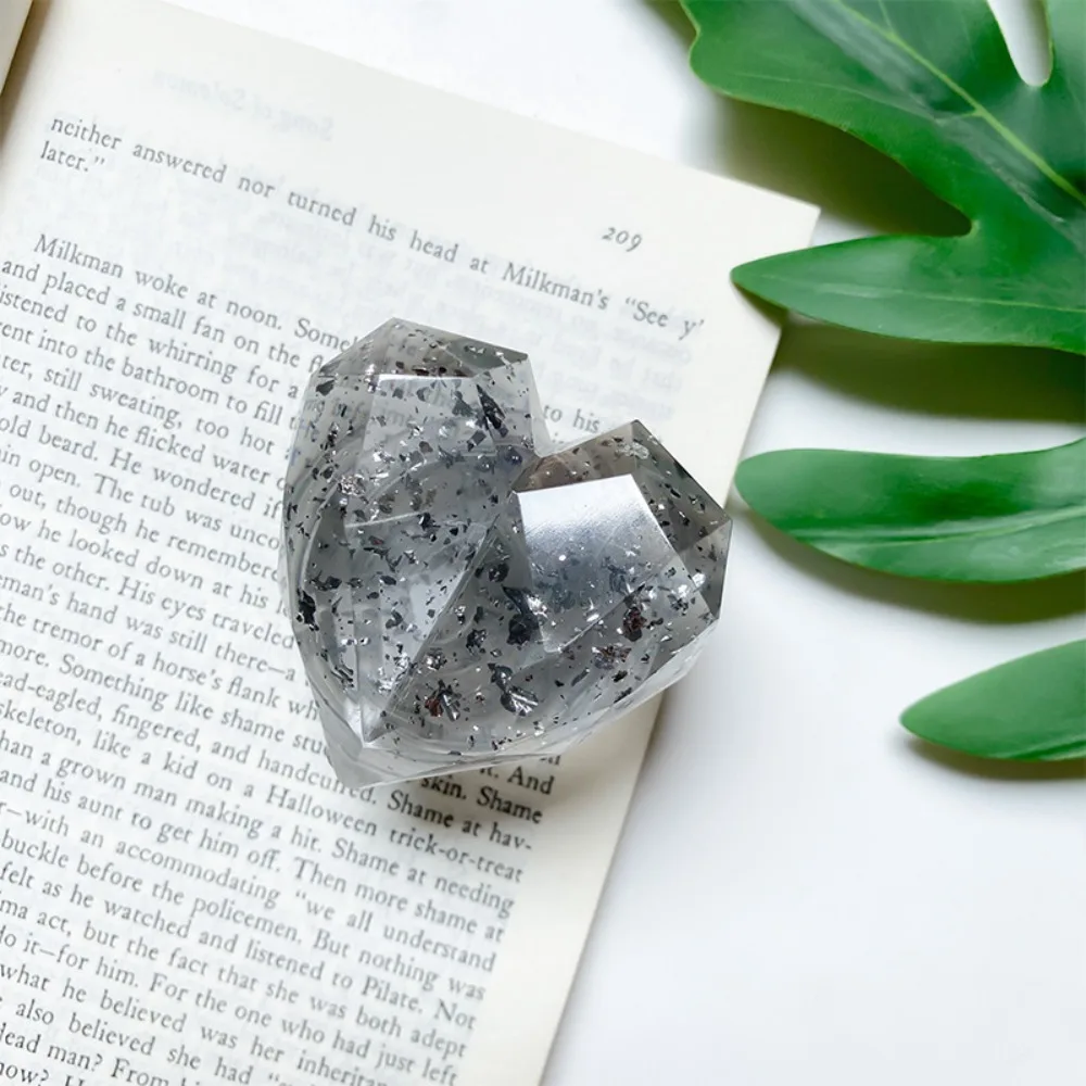 Universal 3D Phone Grip Plastics Love Heart Phone Holder Folding Stand