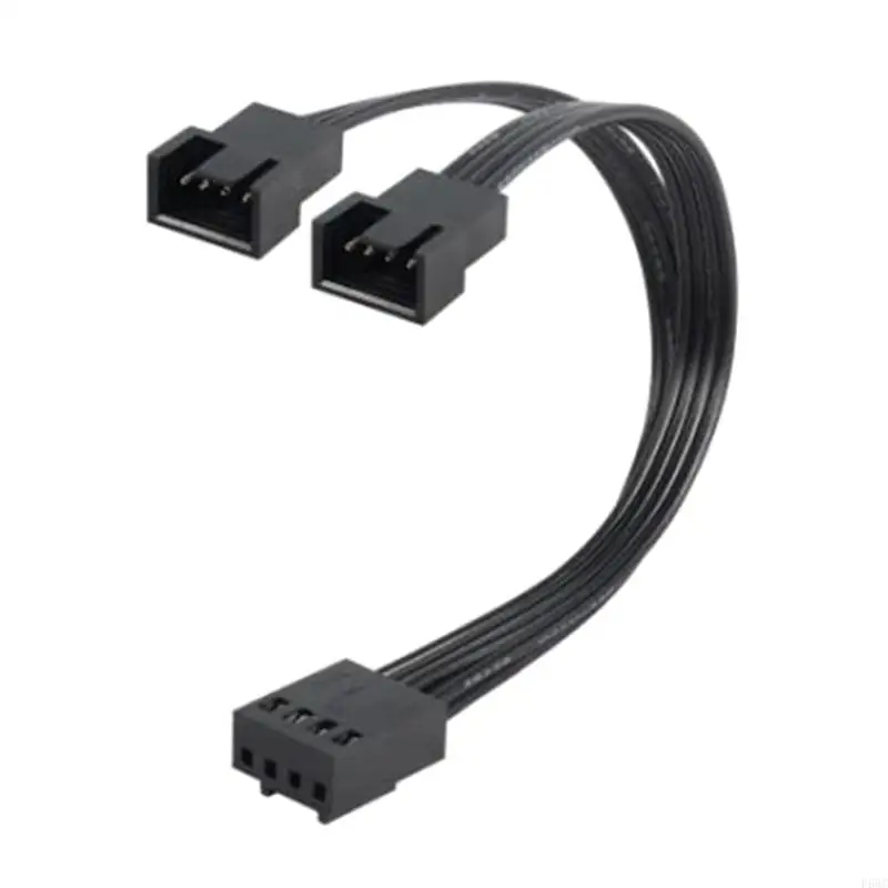 F68C 4PIN PWM Splitter Cable для материнской платы от 1 до 2 4PIN Адаптер для рабочего стола 10 см.