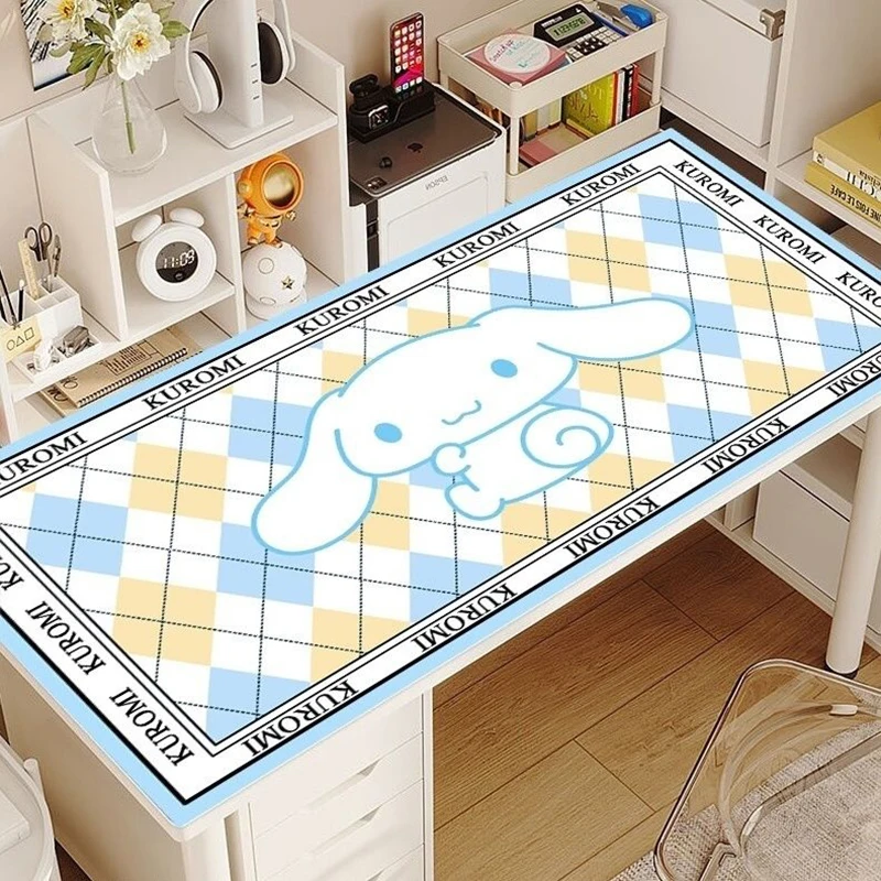 

Sanrio Cinnamoroll Pvc Desk Mat Kawaii Anime Kuromi Children Waterproof Tablecloth Students Study Desk Desk Mat Gift for Girls