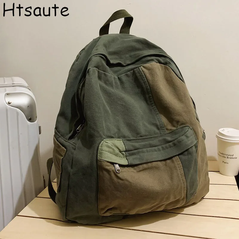 

Women Backpack Fashion Backpacks Elegant Patchwork Backpack Bag Soft Hiking Back Pack Purse for Ladies Anti Theft mochilas