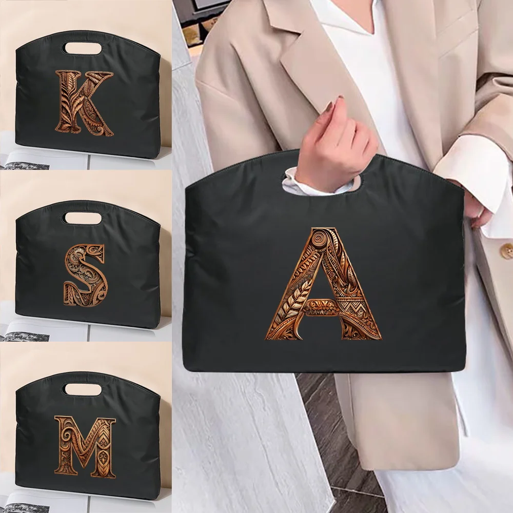 

Портфель для работы и поездок, для ноутбука и документов, унисекс, офисный кейс, серия «Деревянное искусство», деловая портативная сумка