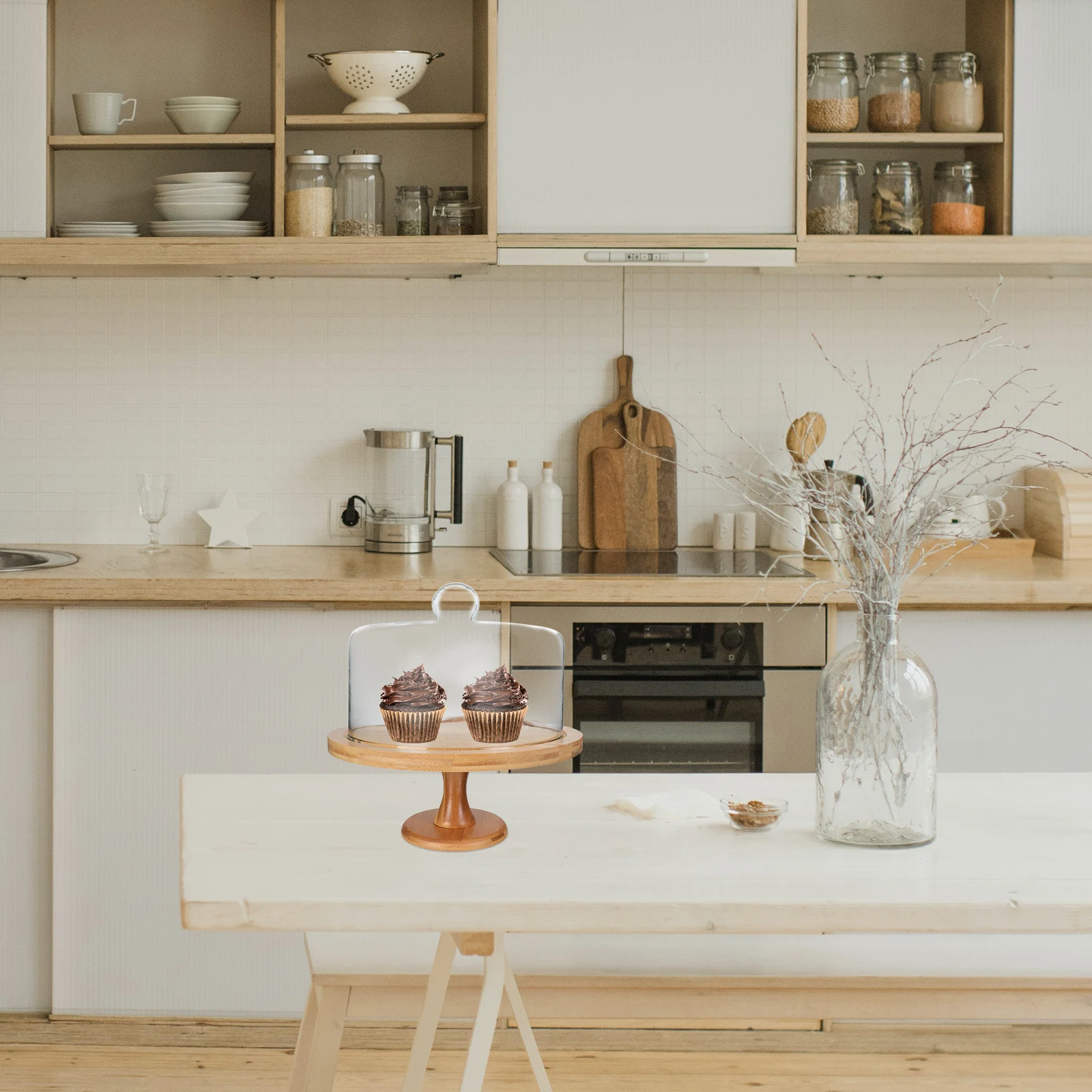 

1 set 1 Set Wooden Cake Stand Tray Dessert Display Rack For Birthday Wedding Party Afternoon Tea Baking Storage Fruit Holder