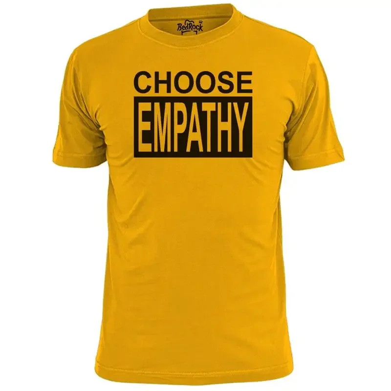 T-shirt pour hommes Choose Empathy, compréhension de l'affinité