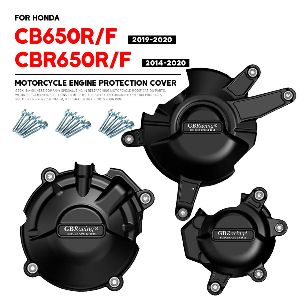 GB Racing Engine Cover CB650R CBR650R 2014~2020 For HONDA CB CBR 650F Motorcycle Alternator Clutch Protection Cover Accessories