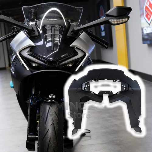 Imagen 2 del producto Carcasa de instrumento para motocicleta 675SR, panel decorativo, protector facial para instrumento, cubierta superior, protector frontal apto para CF675SR-R 675SS