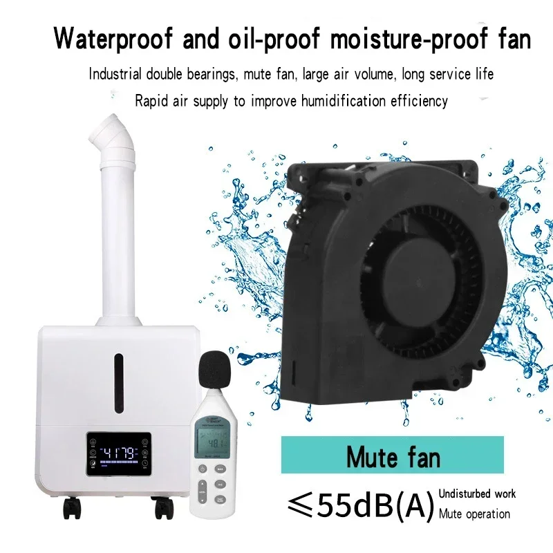 Industrial humidifier adding water ultrasonic atomizer commercial air spray machine humidifier