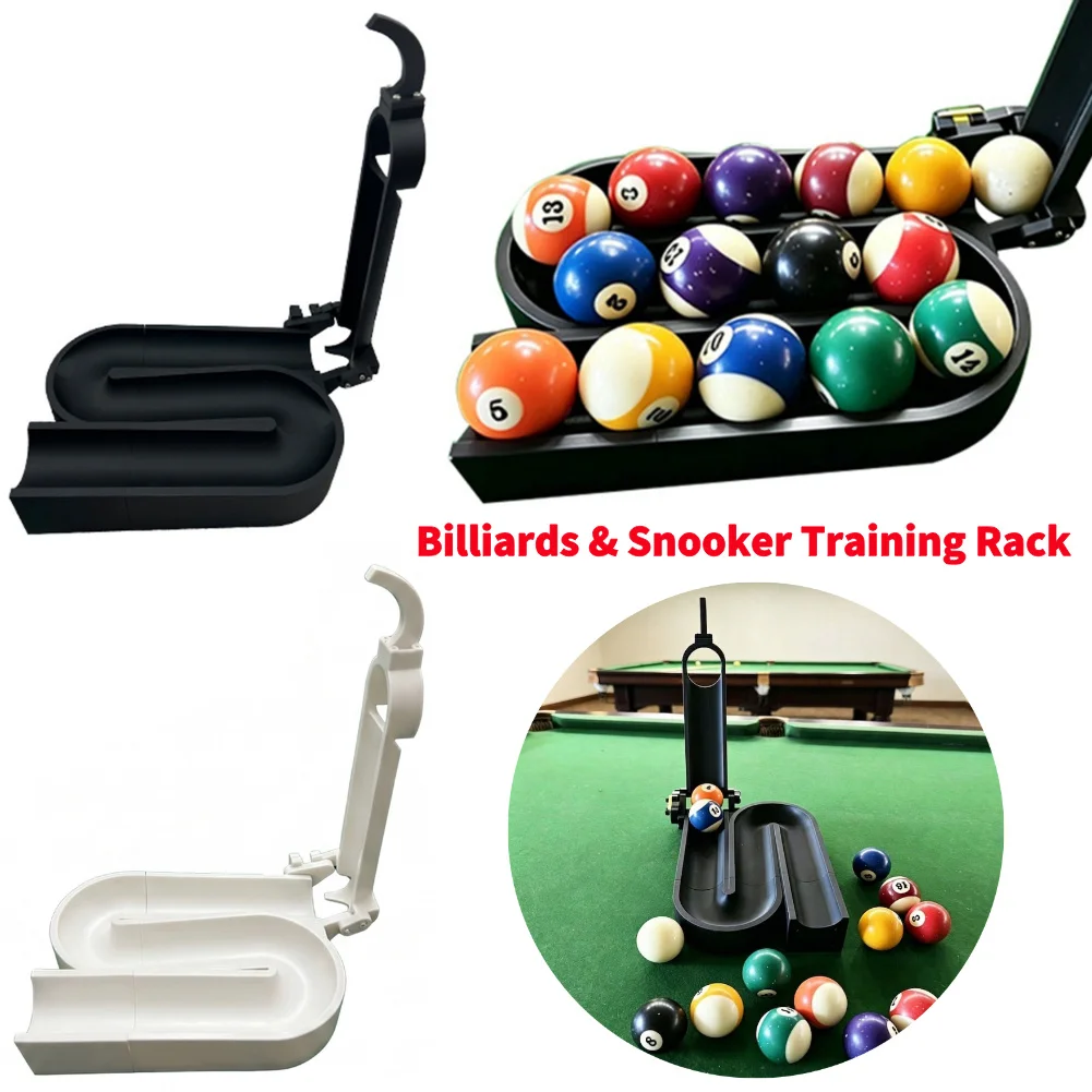 

3D Hot Pool Ball Rack Billiards Training Tool Snooker Training Rack Ball Launcher Reusable Perfect Alignment Accuracy Stand