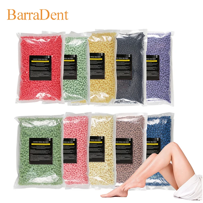 1000g Multi-Color Depilatory Wax Bean Free Depilation Wax Paper Beeswax Bean Body Hair Nose Hair Removal Heat Therapy Wax