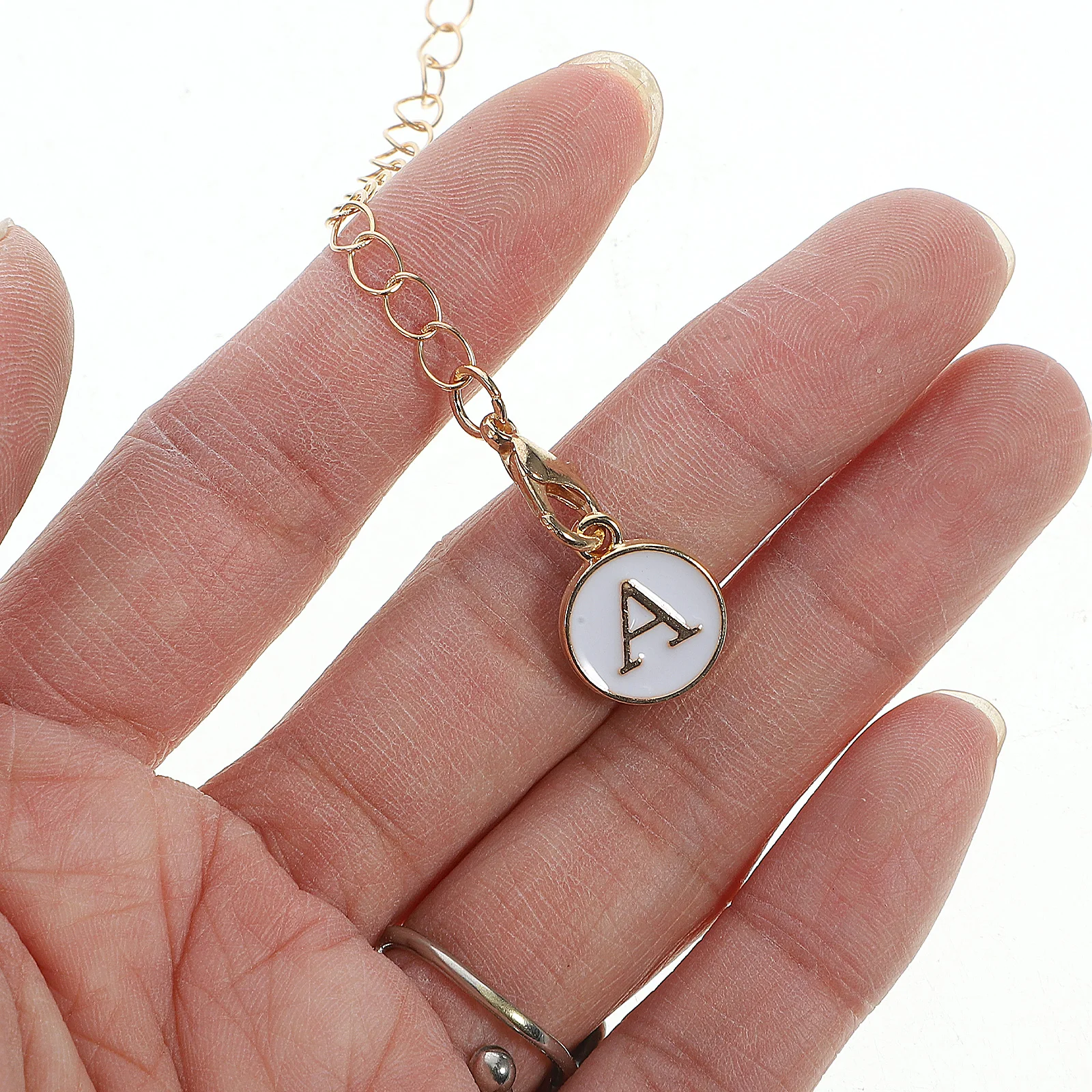 

Letter Keychain for Pocket Initial Hanging Family Members Handbag Pendant Alloy Backpack Pendants