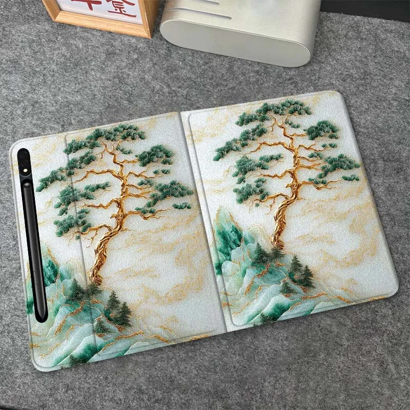 

Flower Art Fashion Popular Gift For Samsung Galaxy Tab S10 S9 S8 S7 FE Lite Soft Flexible Support Tablet Case