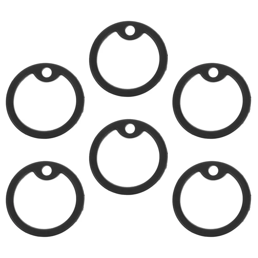

6pcs Dog Silicone Protector Pet Silencers Dog Id Cover Round Mute Cover For Name Tags Military Id Pet Supplies