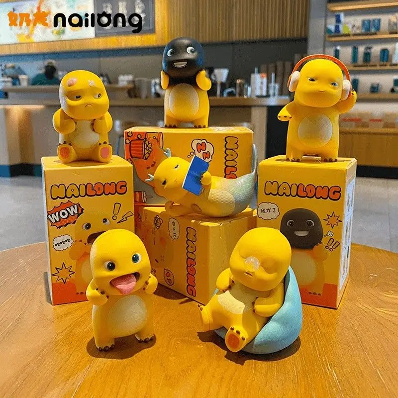 

Оригинальные фигурки Milk Dragon Put Rotten Daily Series: коллекционные настольные украшения, куклы, декоративные игрушки ручной работы, украшения для автомобиля.