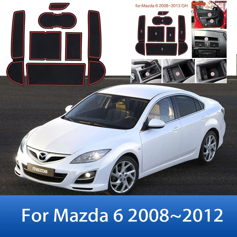 

Нескользящий коврик для Mazda 6 GH1 2008 2009 2010 2011