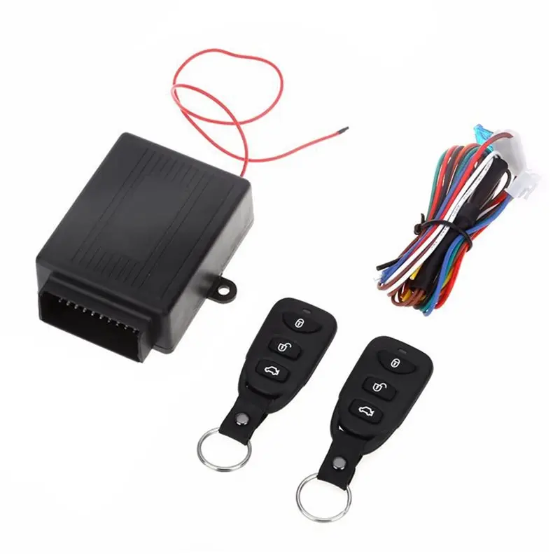 Ingenious-2X 12V Universal Car Auto Remote Central Kit Door Lock Locking Vehicle Keyless Entry System With 2 Remote Control