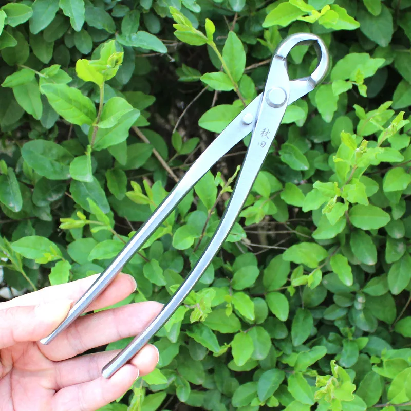 210mm Stainless Steel Knob Cutter Shear Scissors Landscape Modeling Garden Bonsai Tools Concave Knob Cutter Garden Scissors