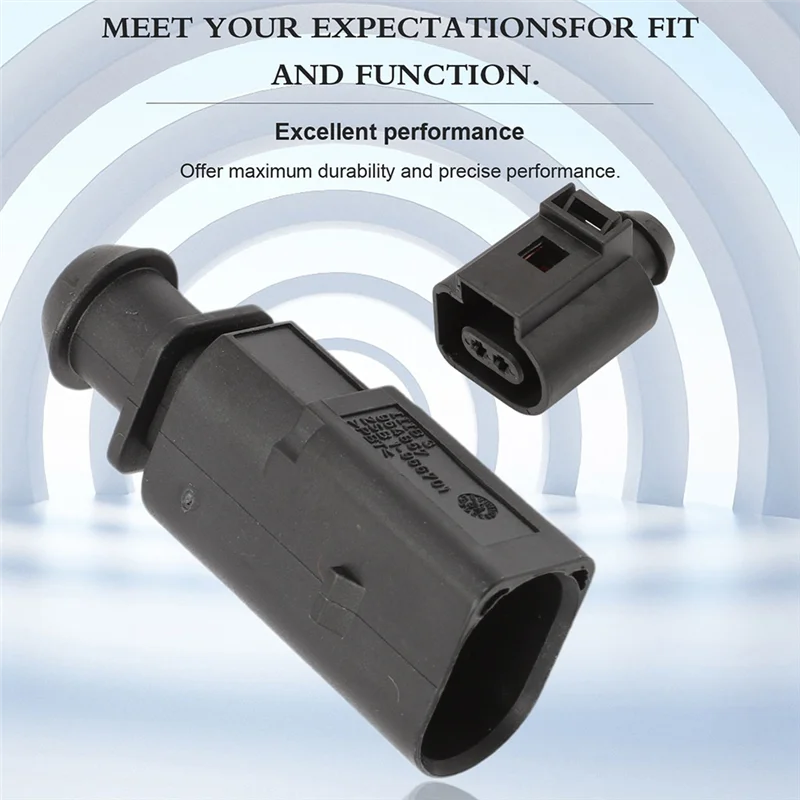 Plug Clip Adapter Sensor Male Female Connector Kit 1J0973702 1J0973802 6N0906102 For VW Skoda