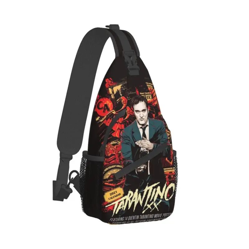 Quentin Tarantino Film Sling bolso de pecho cruzado para hombres, mochila de hombro fresca para viajar