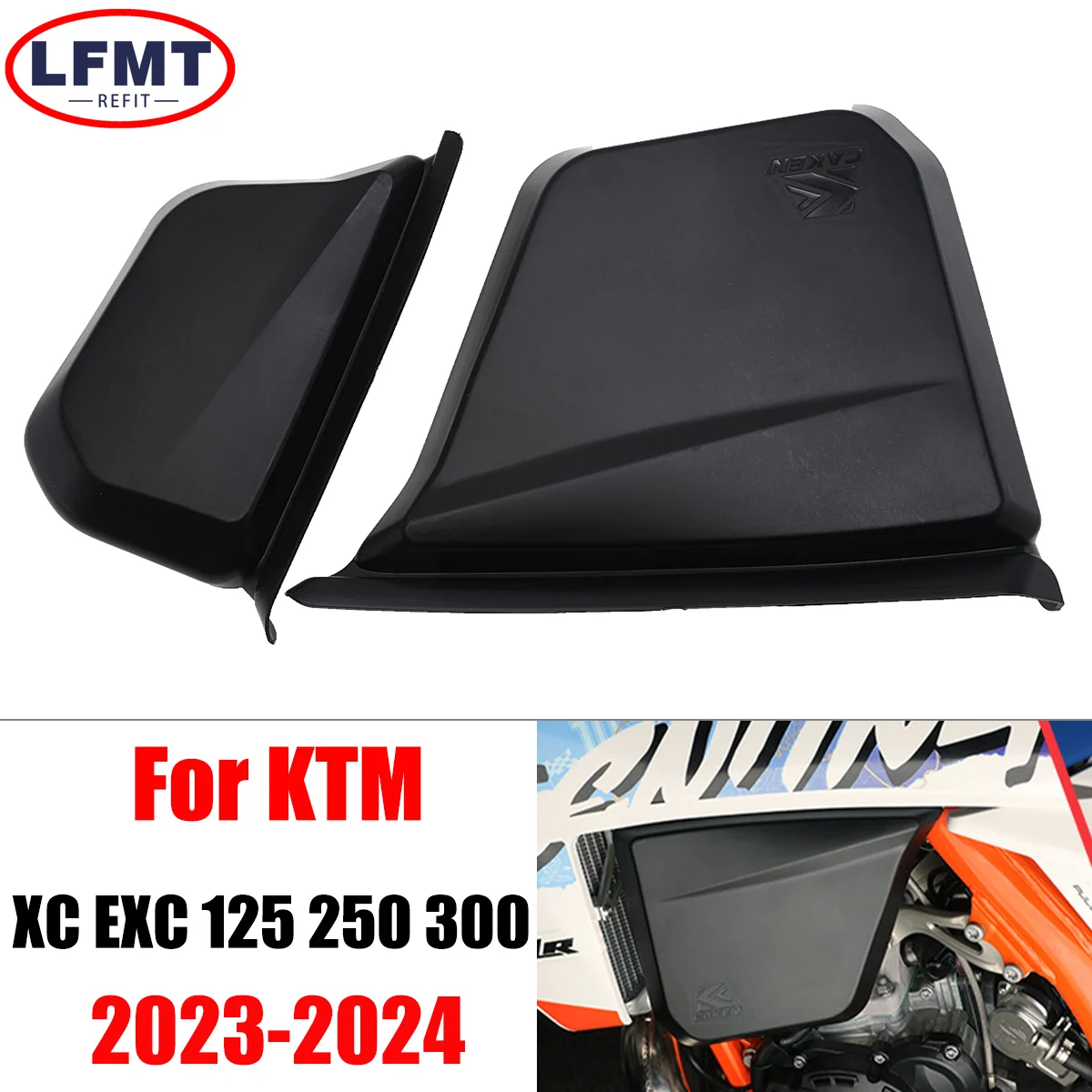 

2024 NEW Motorcycle Oil tank left and right protective cover shell For KTM XC125 XC250 XC300 2023-2024 EXC150/250/300 6DAYS CKD