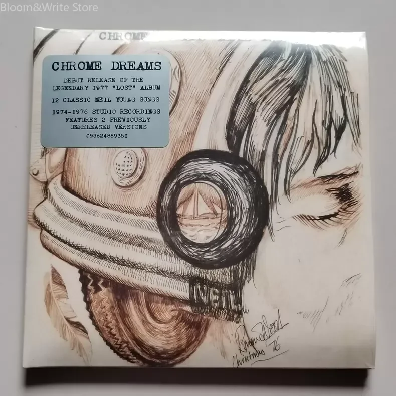 

The Lost Album 1977 года, CD Neil Young Chrome Dreams, включает 12 классических студийных записей 1974-1976 годов. 2 ранее неизданных версии.
