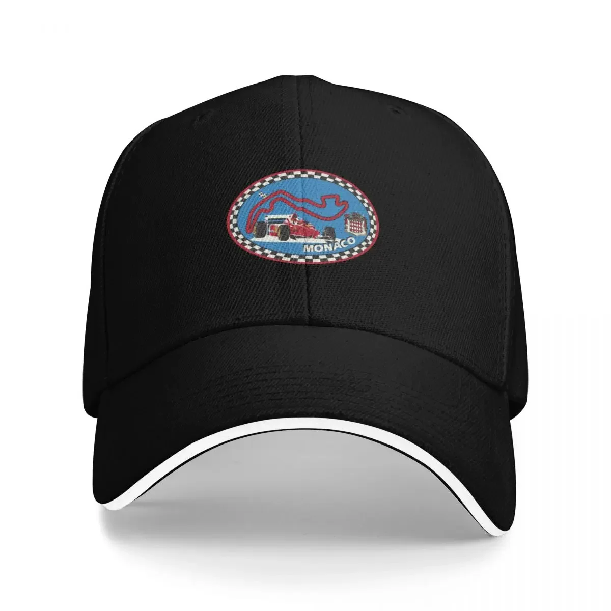 Monaco France Vintage Style Decal Baseball Cap Sun Caps Western Hat Women's Golf Clothing Men's