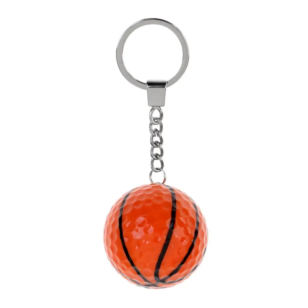 

Key Chain Car Key Ring Golf Ball Accessories Cute Purse Bag Pendant Decoration Baseball Charm Gift Tennis Multi Types