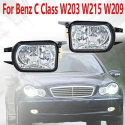 Front Bumper Fog Light Assembly Foglamp For Mercedes Benz C Class W203 W215 W209 C230 C240 C320 C350 CL500 CL600 CLK500 SLK230