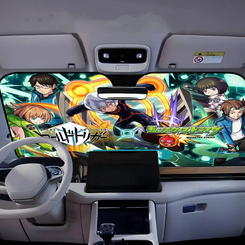 World Trigger Sunshade Sun Shade Shield Blocker Auto Cover Protector Window Visor Universal #2