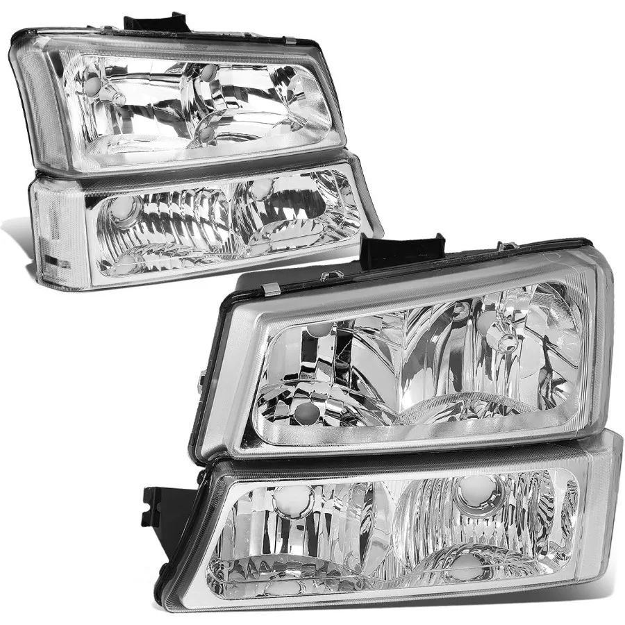 

Пара фар в сборе, совместимая с Chevy Silverado 1500 2500 3500 1500 HD 2500 HD Avalanche 1500 2500 Вт 2003-2006 годов с завода