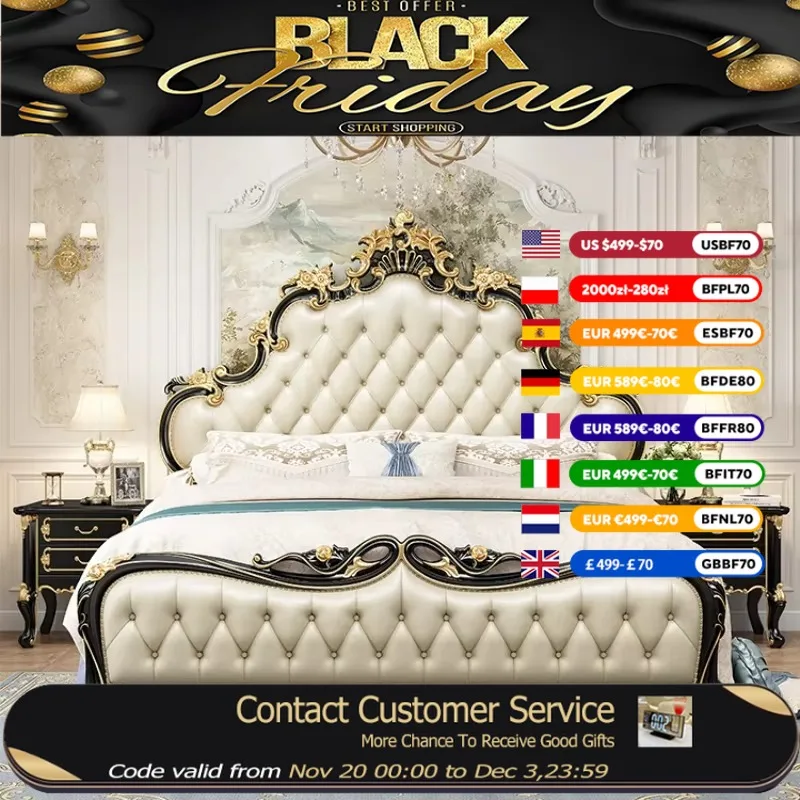 

Headboard Comforter Double Bed Luxury Organizer Living Room Twin Double Bed Full Size Monster Letto Matrimoniale Home Furniture