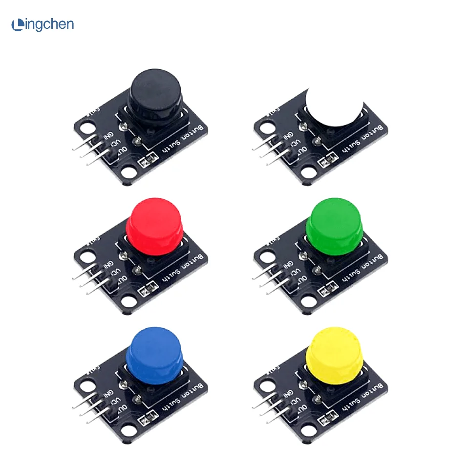 12X12MM Big key module Big button module Light touch switch module with hat High level output for arduino